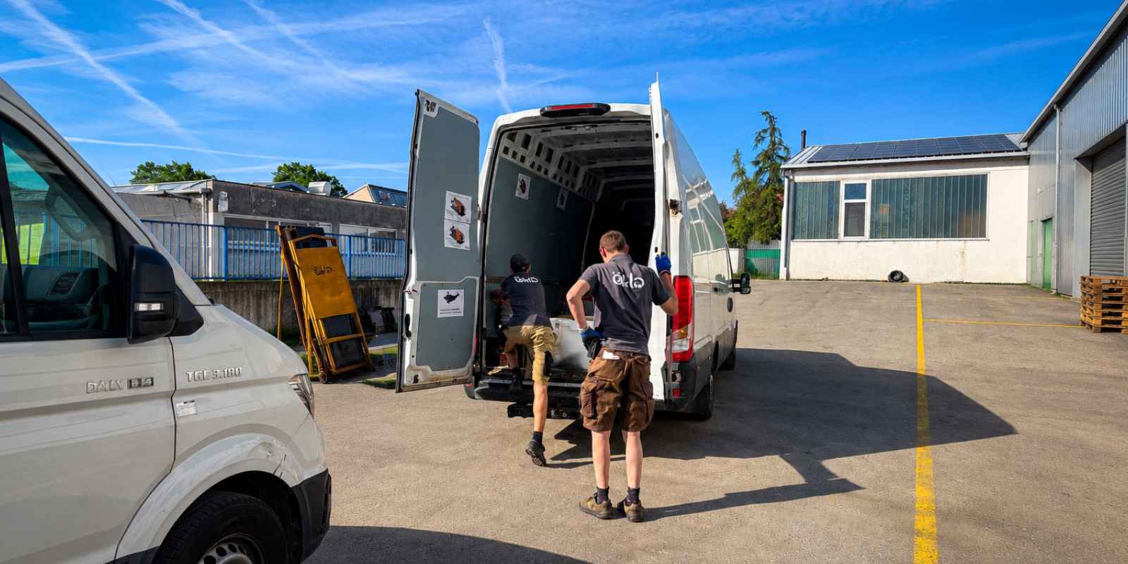 Service einer öffentlichen Toilette für Gemeinden